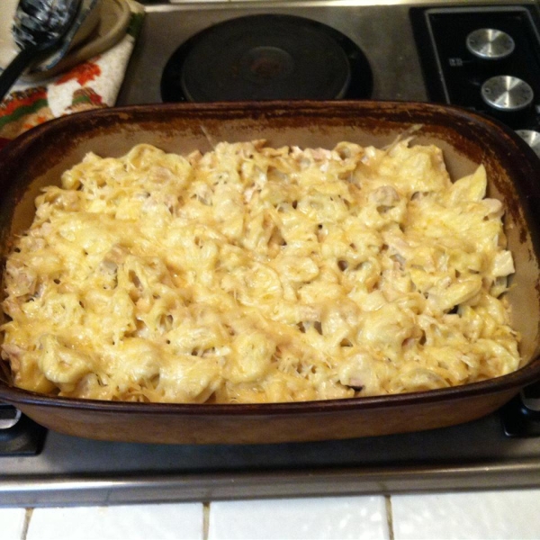 Turkey and Tortellini Alfredo