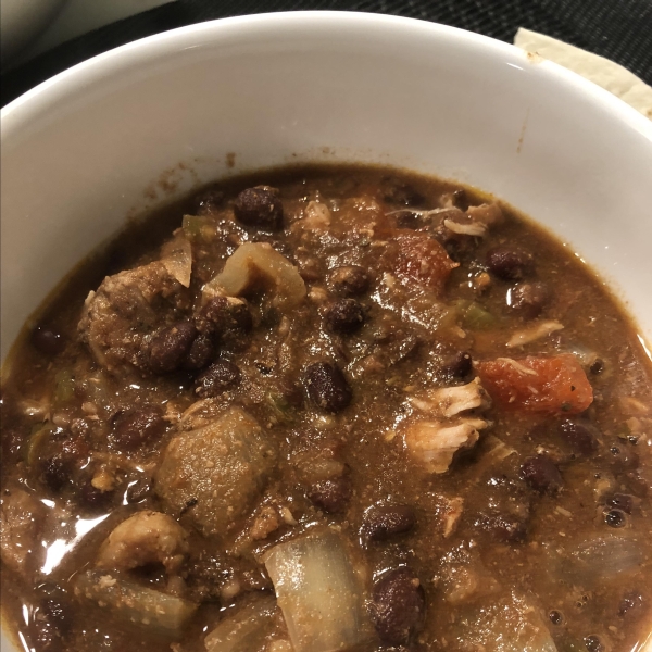 Jerre's Black Bean and Pork Tenderloin Slow Cooker Chili