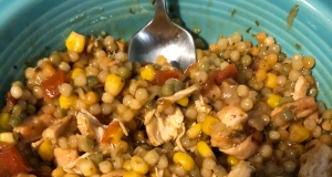 Creamy Chicken with Corn, Tarragon and Tomatoes