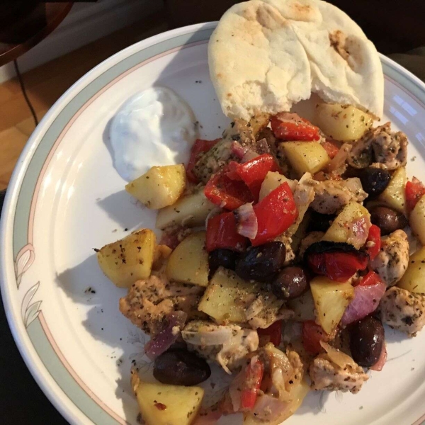 Easy Sheet Pan Greek Chicken