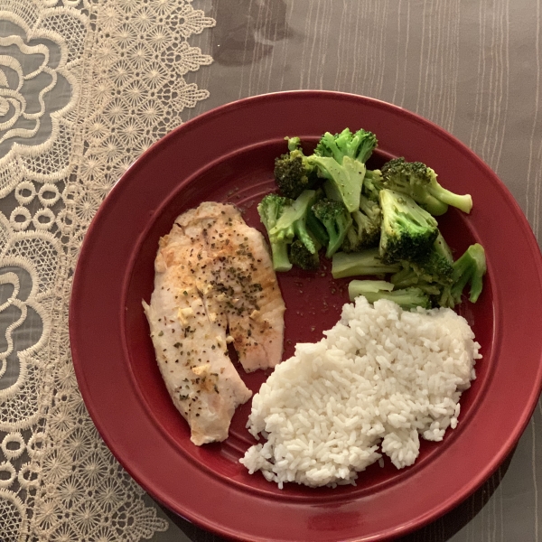 Lemon Garlic Tilapia