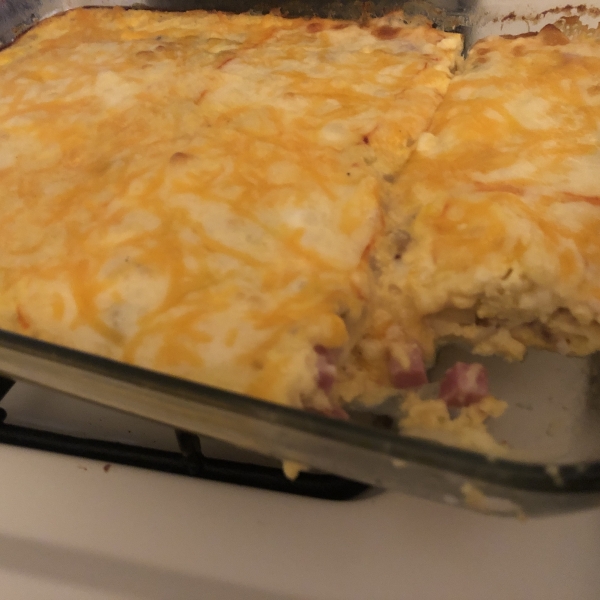 Loaded Overnight Breakfast Casserole