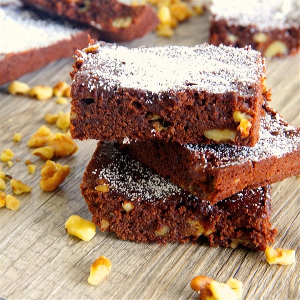 Banana and Walnut Brownies