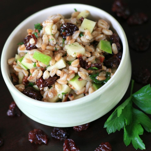 Cherry Farro Salad with Sweet Vinaigrette