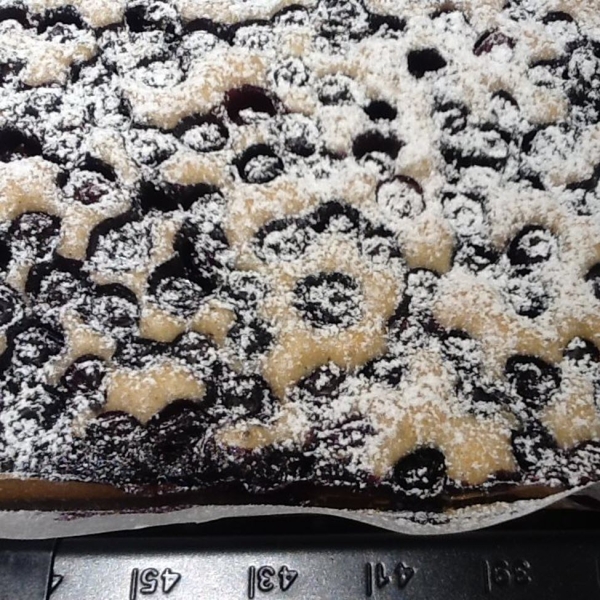 Quick Blueberry Sheet Cake