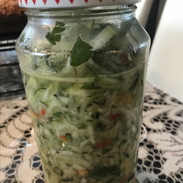 Zucchini Cilantro Relish