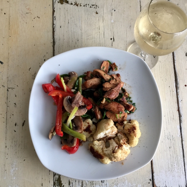 Myra's Basil Chicken Stir Fry