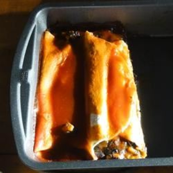 Vegan Sweet Potato Enchiladas