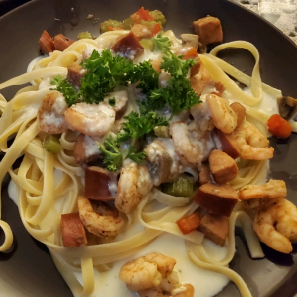 Cajun Shrimp Alfredo