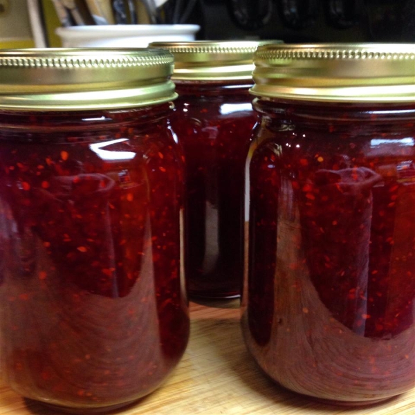 Green Tomato Raspberry Jam