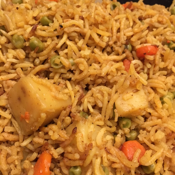 Vegetable Biryani (Tehri)