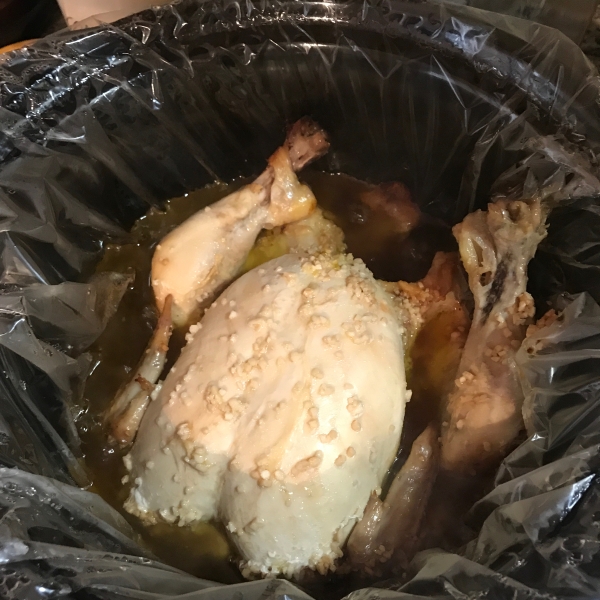 Kathy's Delicious Whole Slow Cooker Chicken