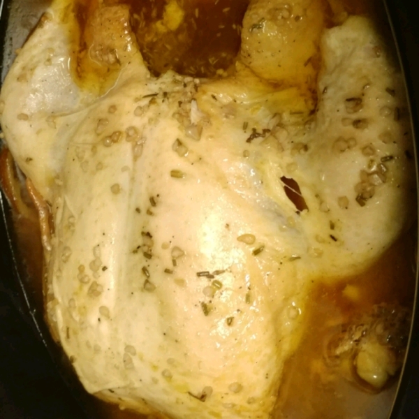 Kathy's Delicious Whole Slow Cooker Chicken