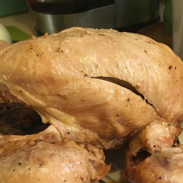 Kathy's Delicious Whole Slow Cooker Chicken