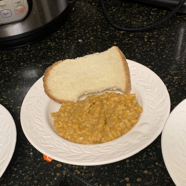 Cheesy Pumpkin Risotto