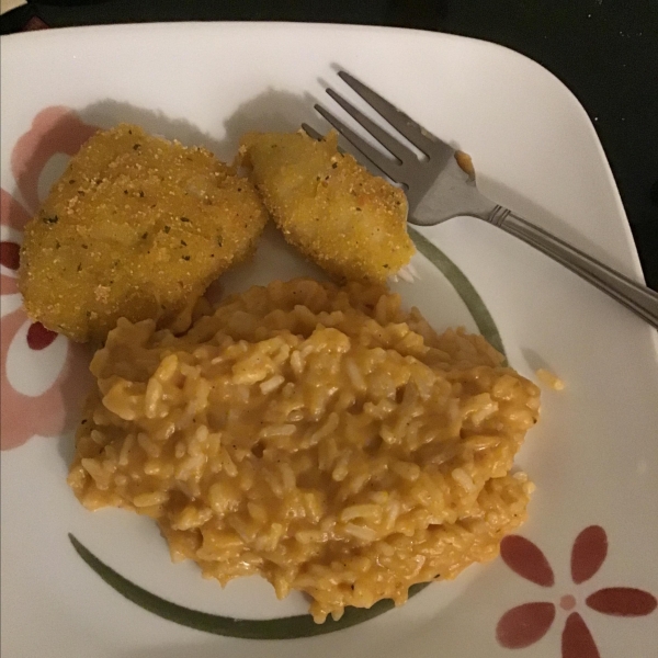 Cheesy Pumpkin Risotto