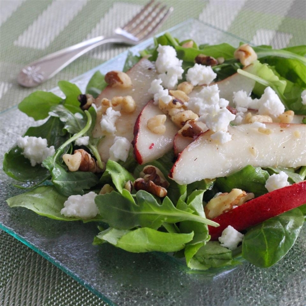 Three Greens and Fruit with Vinaigrette