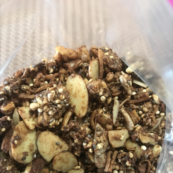 Quinoa and Steel-Cut Oats Crunchy Granola