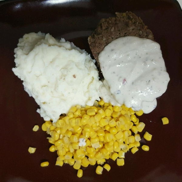 Meatloaf with Sour Cream Sauce