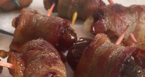 Bacon-Wrapped Dates Stuffed with Manchego Cheese