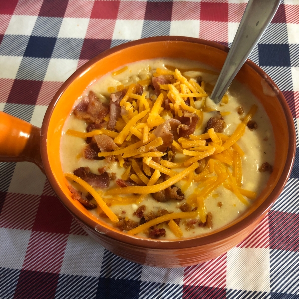 Slow Cooker Creamy Potato Soup