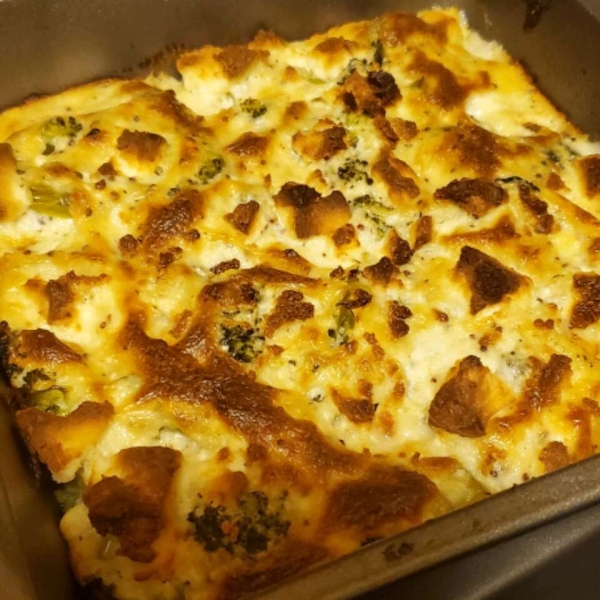 Cauliflower and Broccoli Bake