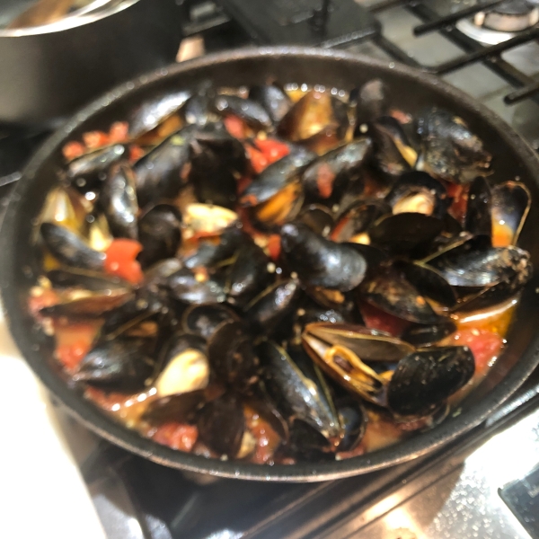 Patti's Mussels a la Mariniere