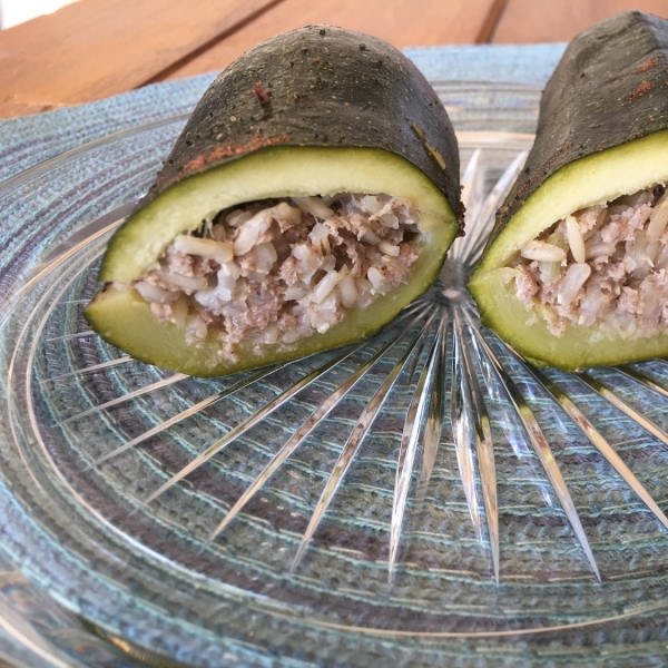 Joy's Lebanese Stuffed Zucchini