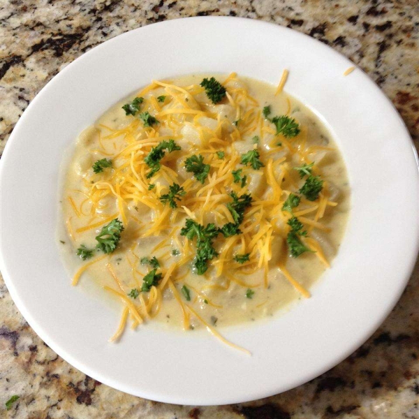 Smoky Vegetarian Potato Soup