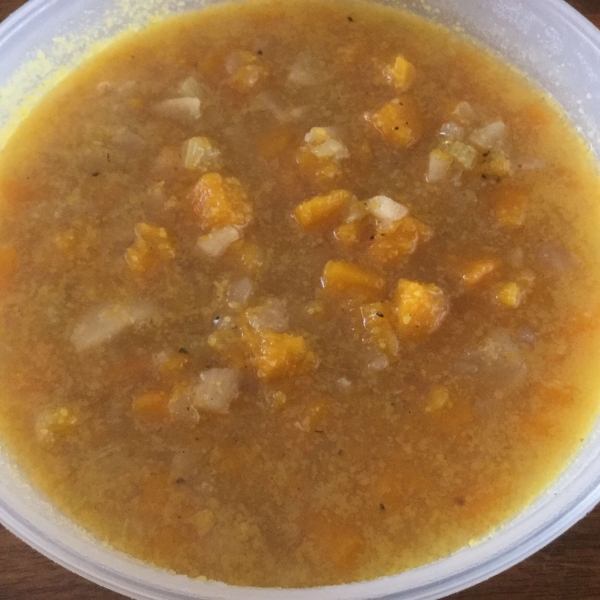 Butternut Squash and Turnip Soup