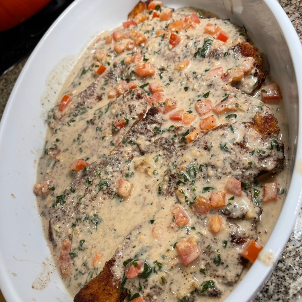 Chicken In Basil Cream