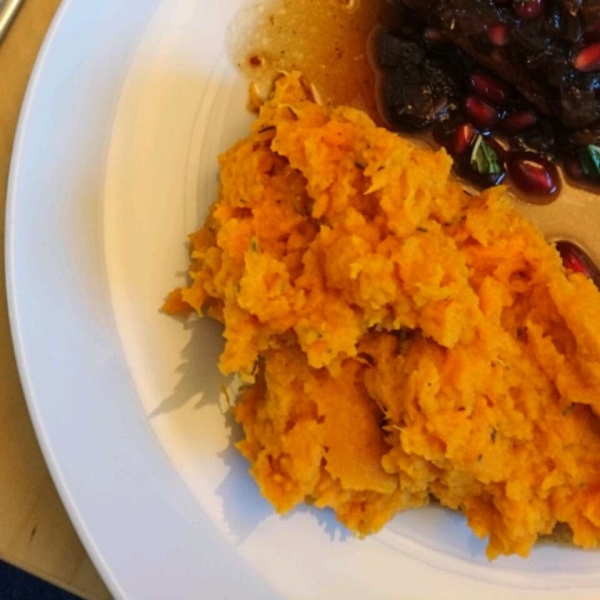 Quick and Easy Mashed Sweet Potatoes