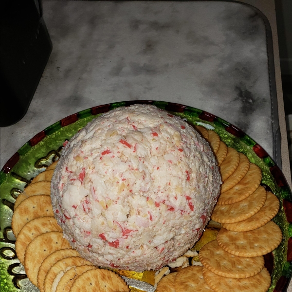 Devil Crab Cream Cheese Ball