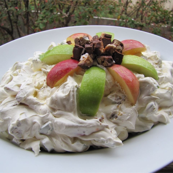 Chocolate Caramel Nut Salad