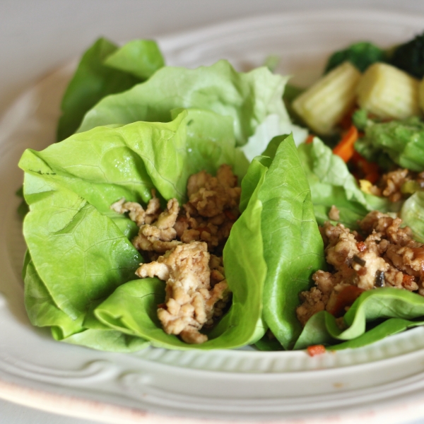 Asian-Inspired Chicken Lettuce Wraps