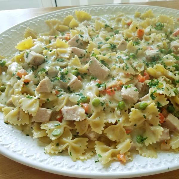 One-Pot Ham and Veggie Pasta