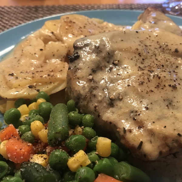 Pork Chop and Potato Casserole