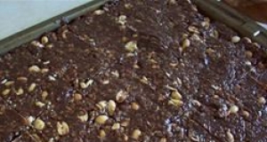 Chewy Chocolate Peanut Bars