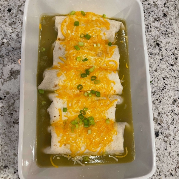 Jalapeno Cream Cheese Chicken Enchiladas