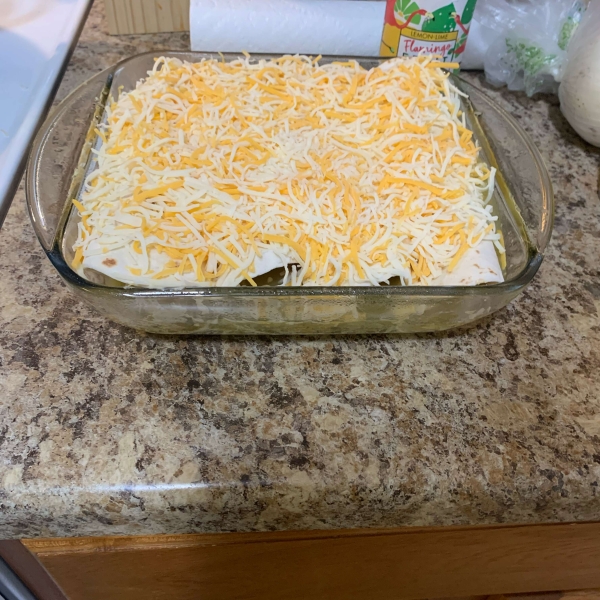 Jalapeno Cream Cheese Chicken Enchiladas