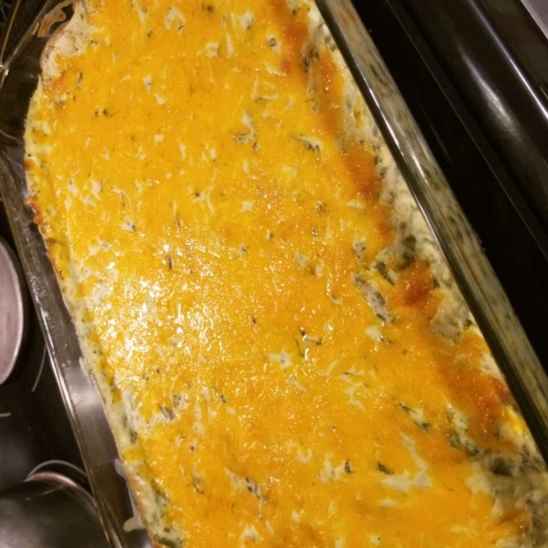 Poblano Chicken Enchilada Casserole