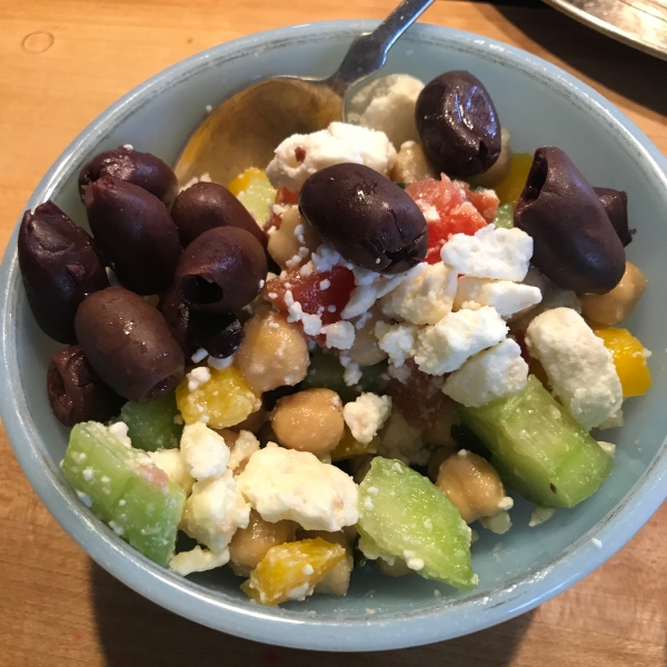 Mediterranean Chickpea Salad II