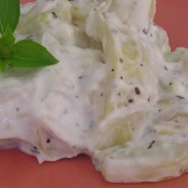 Cream Cheese Basil Summer Squash