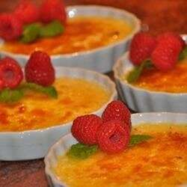 White Chocolate Macadamia Creme Brulee