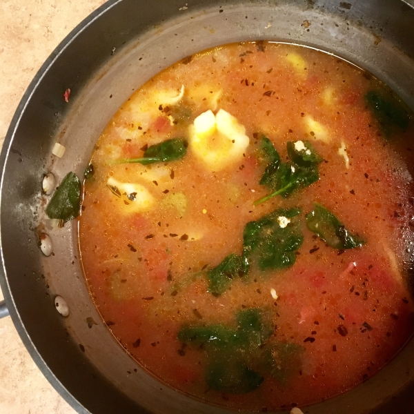 Quick Tortellini Rotisserie Chicken Soup