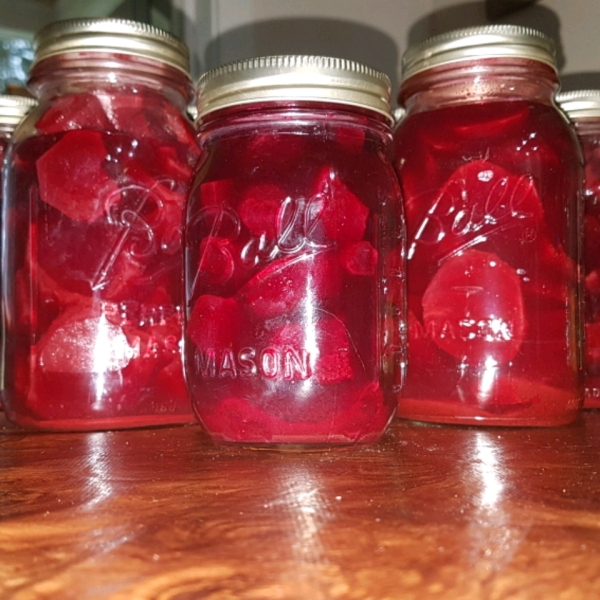 Canned Spiced Pickled Beets