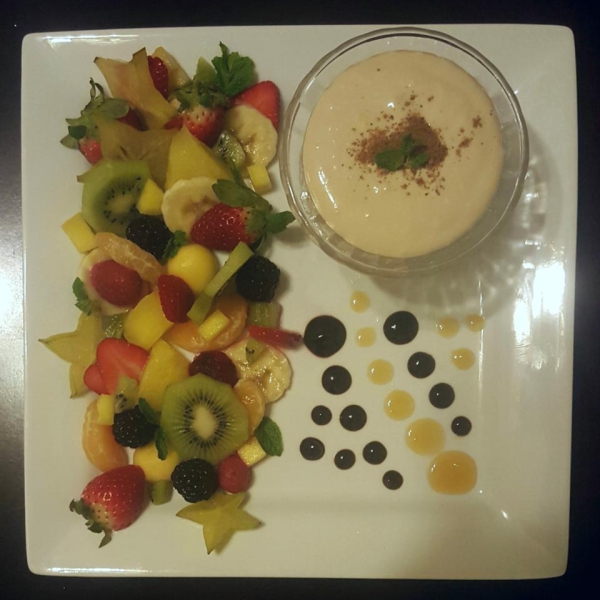 Coffee Flavored Fruit Dip