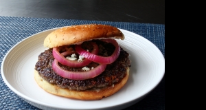 Black and Blue Steak Burger