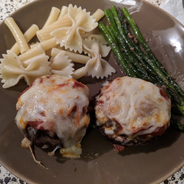 Lasagna-Stuffed Mushrooms