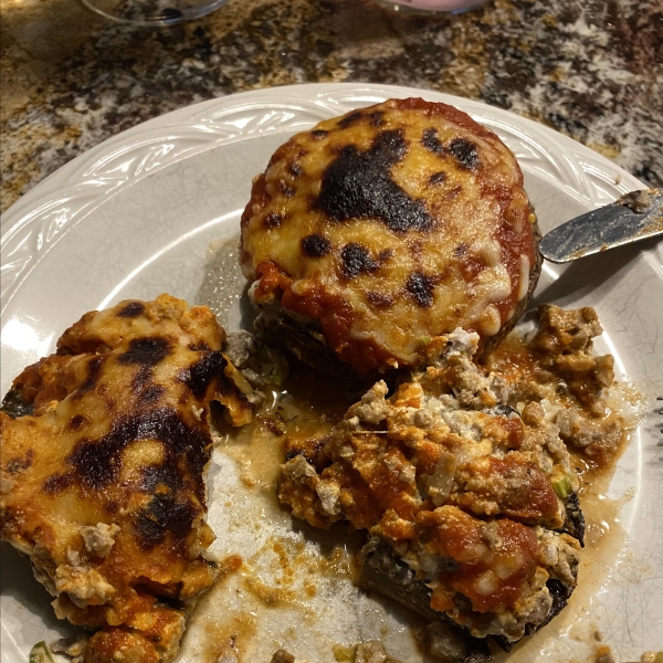 Lasagna-Stuffed Mushrooms